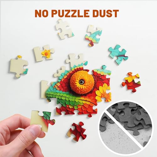 Puzzle Animal Chameleon Horizontal 14 años miniatura 3