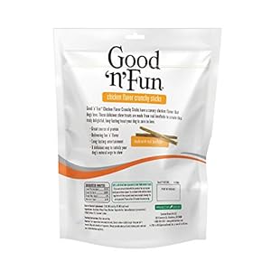 Good-n-Fun-Crunchy-Rawhide-Sticks-Dog-Chews-Chicken-Flavor-Dog-Treats-20-Count - Cucciolini Doodles   Good-n-Fun-Crunchy-Rawhide-Sticks-Dog-Chews-Chicken-Flavor-Dog-Treats-20-Count