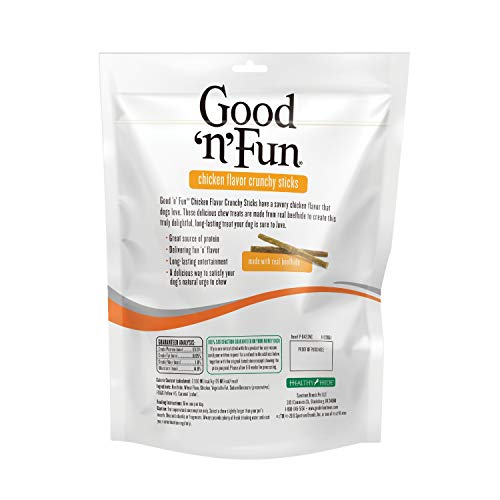 Good-n-Fun-Crunchy-Rawhide-Sticks-Dog-Chews-Chicken-Flavor-Dog-Treats-20-Count - Cucciolini Doodles   Good-n-Fun-Crunchy-Rawhide-Sticks-Dog-Chews-Chicken-Flavor-Dog-Treats-20-Count
