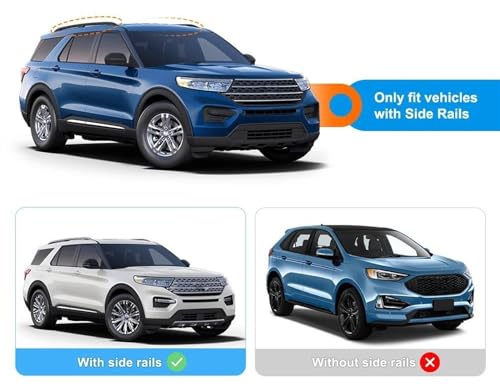 Barres de toit transversales latérales Ford Explorer 2016 2017 2018 2019 Limited