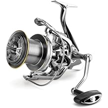 Spinning Reel 9000/10000/12000/14000, Freshwater Spinning Fishing Reel, 66lbs Max Drag, CNC Aluminum Spool and Handle, 4.71 Gear Ratio, 18+1BB Graphite Frame Surf Fishing Reels