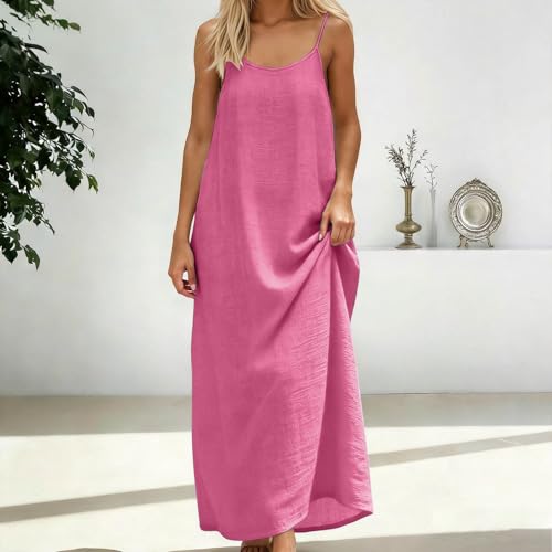 Robe décontractée sans manches avec dos ouvert coupe ample 4XL - 2