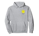 Think Happy Be Happy Smile Face Cita motivacional sonriente Sudadera con Capucha