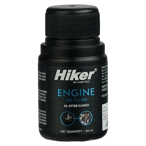 Image of Varroc Engine Oil Flush for Two Wheelers 50 ml | Engine Cleaning Solution to Remove Sludge, Dirt & Deposits | Improves Engine Efficiency & Performance | Pre Oil Change Treatment for Bikes & Scooters