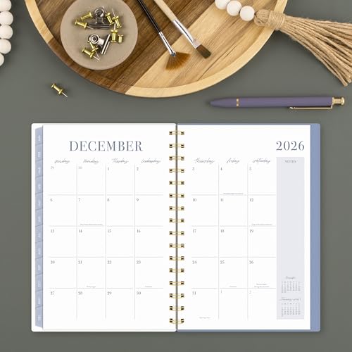 Cambridge 2026 Planner by Leah Bisch, Weekly & Monthly, 5.5\" x 8.5\", Small, Ciara Floral (LB41-200-26)