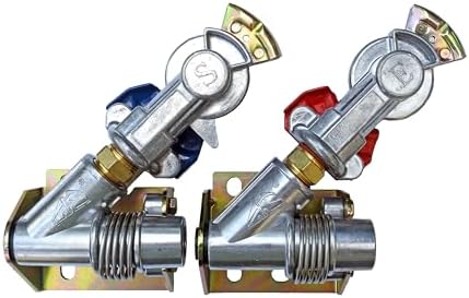 20 Pc Glad Hand Set 10 Red Emergency 441016 &amp; 10 Blue Service 441015 Gladhands V0lhwvzcqvbzxrhx