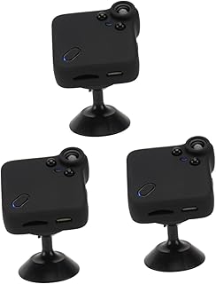 CLISPEED 3Pcs Câmeras Domésticas Câmera De Ciclismo Câmera Sem Fio Câmera De Ação Câmera De Equitação Câmera De Vídeo Preta Doméstica 1080P Câmera De Esportes Filmadora De Esportes