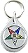 Eastern Star Domed Shield Crest Keychain [2