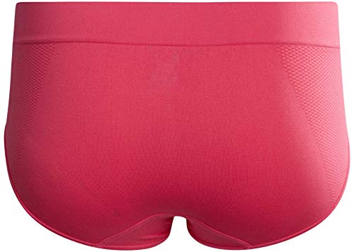 Reebok Women's Underwear - Seamless Hipster Briefs (5 Pack), Size Large, Black/Grey/Nude/Spacedye Grey/Hot Pink #TOP5