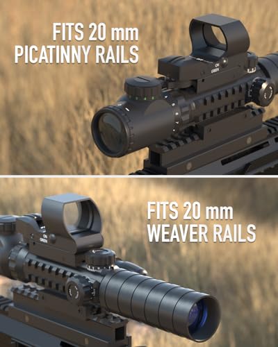 Pinty PINTYHRS0011GN 4-In-1 Rifle Scope Combo thumb #5