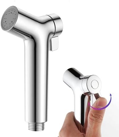 Kit Douchette De Bidet HUODAY – Acier Inoxydable – Fixation Murale – Argenté