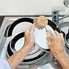 Kitchen Scrub Brush - Hard Bristle, Cast Iron Scrubber Sustainable & Biodegradable, Kitchen Brushes for Dishes, Pans and Pots #4