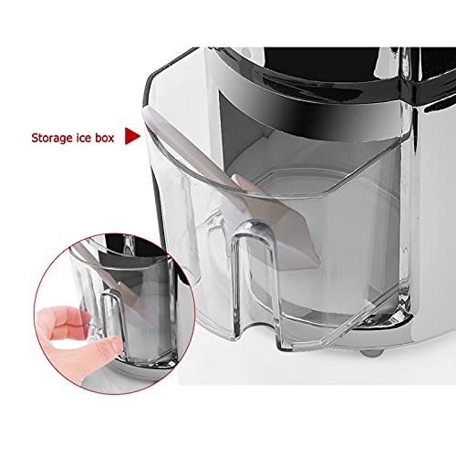 LTINN Handkurbel-Ice-Brecher, Cocktails, Ice-Creme, Smoothies, kalte SÄTZE, Verbraucher- und Handelsprodukte, Silbergrau… – Bild 6