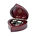 carillon Creative Birthday Holiday Gift Music Box Scatola musicale in legno a forma di cuore, Natale/Compleanno/San Valentino (rosa/rosso) Scatole musicali (Color : Red-Merry Christmas)