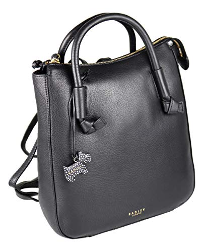 Preisvergleich Produktbild Radley London Rucksack Tasche Bayford 11725 Leder Schwarz black
