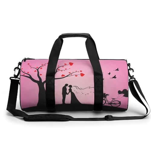 Sac de voyage camping arbre couple vélo léger contre l'encombrement