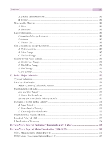 Image of Indian Geography Through Maps for UPSC Civil Services Exams | Contains Solved Previous Years' Prelims Papers (2014-2023) | Second Edition 2024 | Somesh Kumar Upadhyay | OakBridge