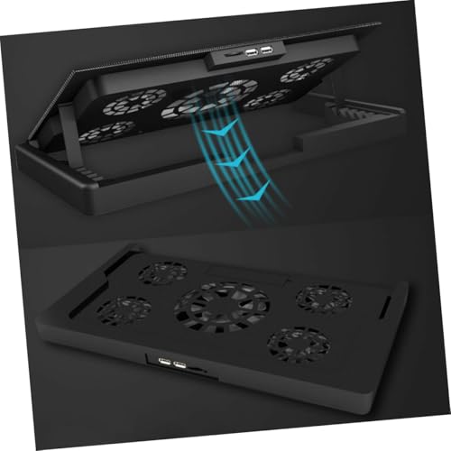 Base para Laptop con 5 Ventiladores y USB, Ajustable miniatura 6