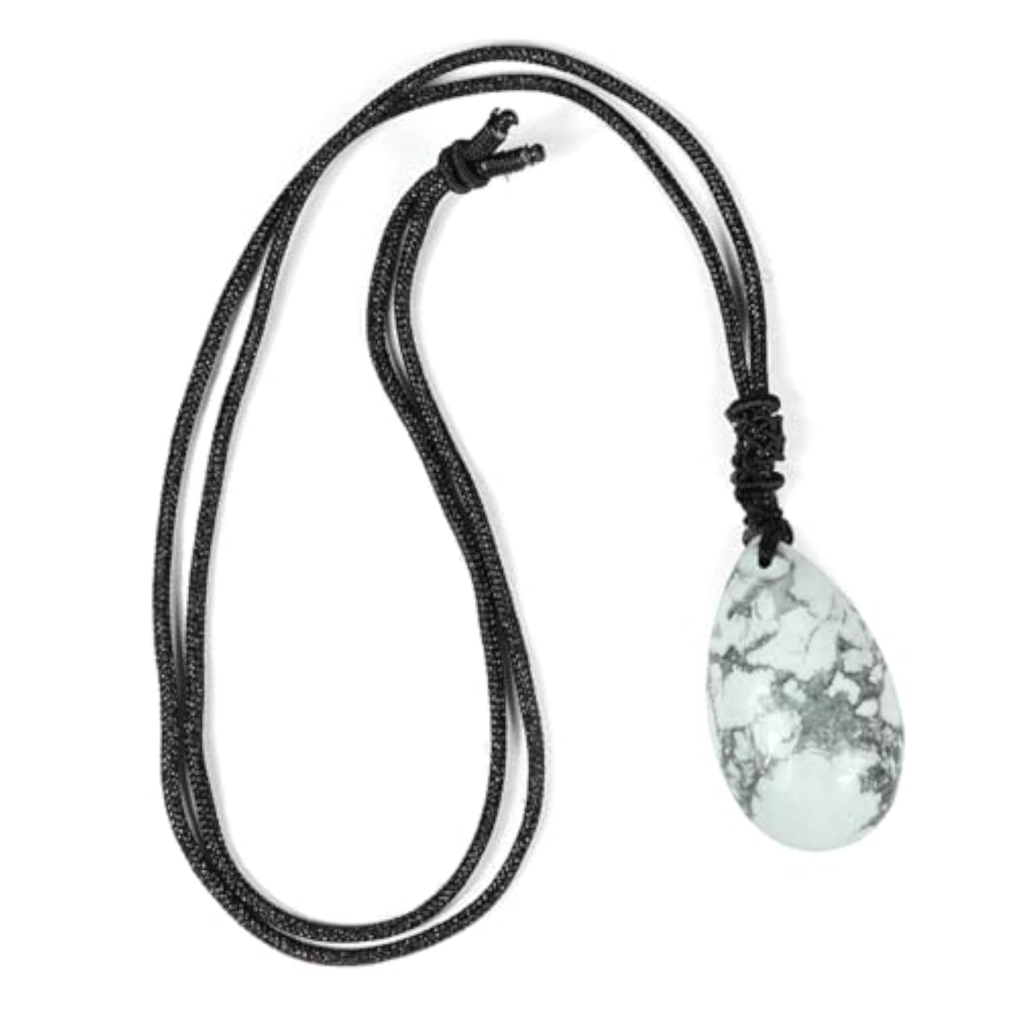 AAA Howlite Natural Healing Stone Locket, Unisex