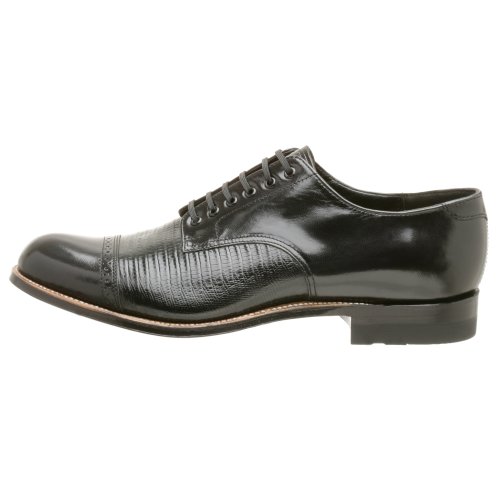 Stacy Adams Men's Madison Lizard Print Oxford,Black,11 M #TOP6