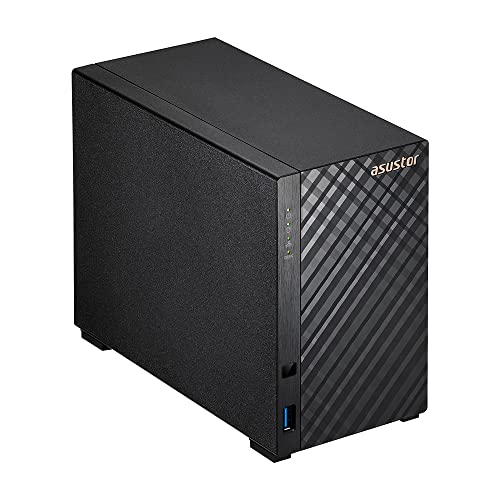 Image of Asustor Drivestor 2 AS1102T - 2 Bay NAS, 1.4GHz Quad Core, Single 2.5GbE Port, 1GB RAM DDR4, Network Attached Storage, Personal Private Cloud (Diskless)