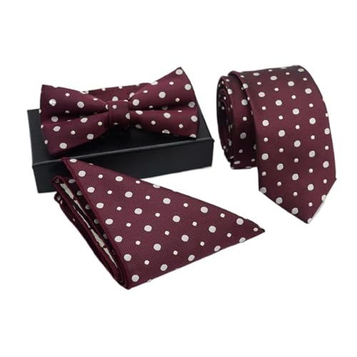 Corbata casual de negocio para hombre tres piezas miniatura 1