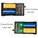 26650 Battery Charger 2-Bay Fast Charging for 18650 26650 14500 3.7 4.2V Rechargeable Lithium Batteries - Not Battery