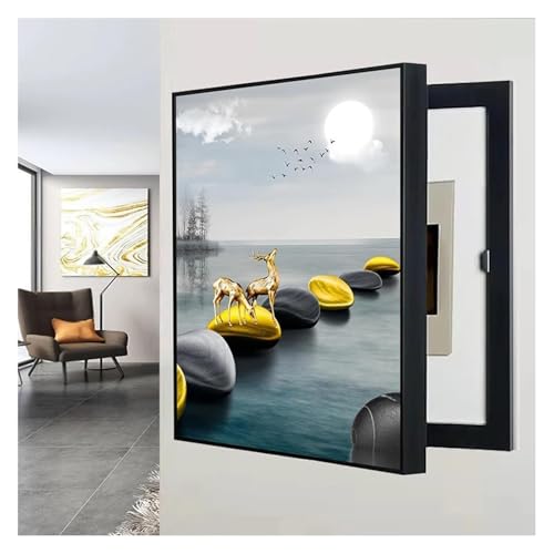 Coffret électrique mural à camoufler avec notre peinture décorative et cache-compteur design