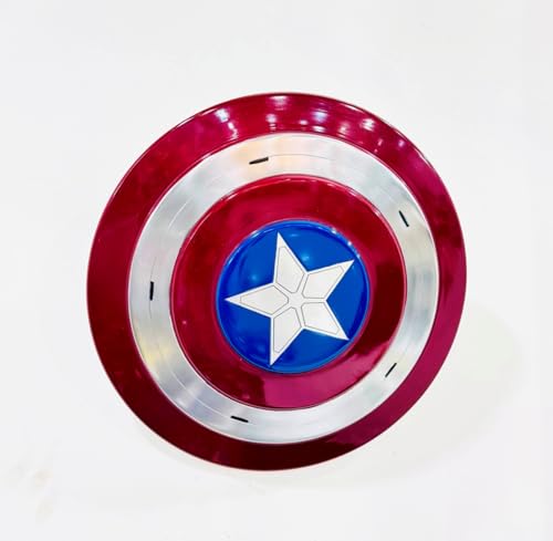 THOR INSTRUMENTS Armor Round Handmade Amrica Shield LARP Combat Shield ((Falcon Shield America LARP Combat Shield, 12 INCH)