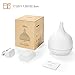 MIIRROR Aromatherapy Essential Oil Diffuser Cool Mist 500ml 4-IN-1 Humidifier Ultrasonic Room Decor with 7 Color Changing Lamps, 4 Timer Settings and Waterless Auto Shut-Off