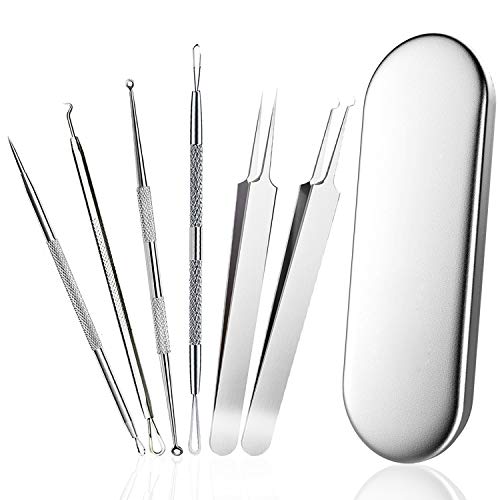 Rimozione Punti Neri, Canwn Set di 6 Acciaio Inox