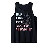 Disney Cinderella Run Like It's Almost Midnight Text Tank Top