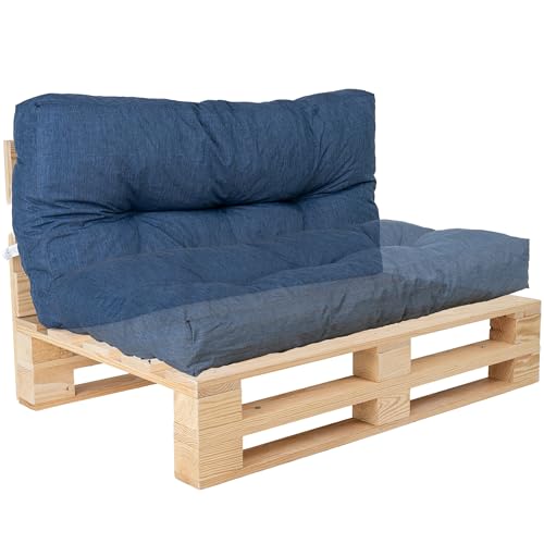 Bananair - Coussin Palette Extérieur Confortable - Tissu Résistant, Anti-UV & Déperlant - Coussin Salon de Jardin Extérieur, Balcon, Terrasse (Taille...