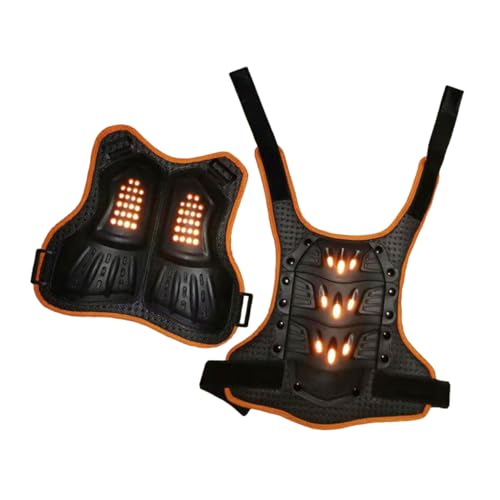 Toddmomy Boys and Girls Sports Protective Gear Bike Boys and Girls Protective Cycling Safety Gear Jacket Back Shoulder Protection