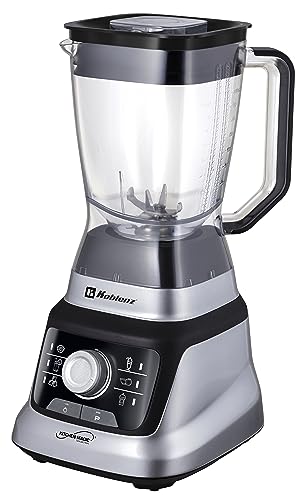 Image of Koblenz Bob Countertop Blender, 1400W, 68 oz, Black /Chrome, LKM-9610