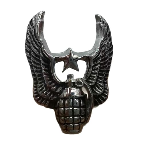 Disponibile nelle taglie US 8-12: l'anello è disponibile in una gamma di taglie (US 8-12) per garantire una vestibilità perfetta per la maggior parte degli uomini. La notevole larghezza della fascia offre un look maschile pur mantenendo il comfort