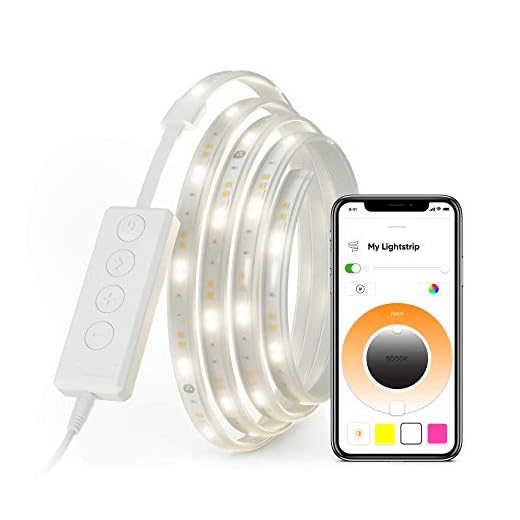 Nanoleaf Essentials WiFi Bluetooth & Thread Smart LED Lightstrip 80" Smarter Kit (2m) - RGB & Whites, App & Voice Control (Works with Apple Home, Google Home, Samsung SmartThings)