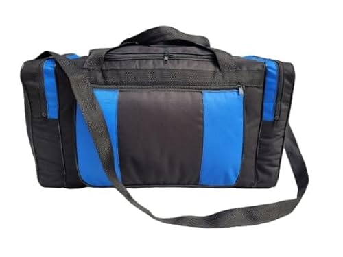 Bolsa de Viagem Mala Grande Resistente Alça Tiracolo e de Mão 62 Litros (Azul)