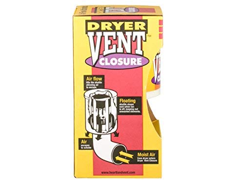 Heartland Natural 21000 Dryer Vent Extension Accessory, Through Wall Vent Connector, Neutral