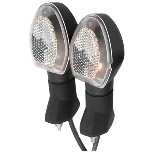 Clignotants ambre transparents pour sécurité moto Suzuki