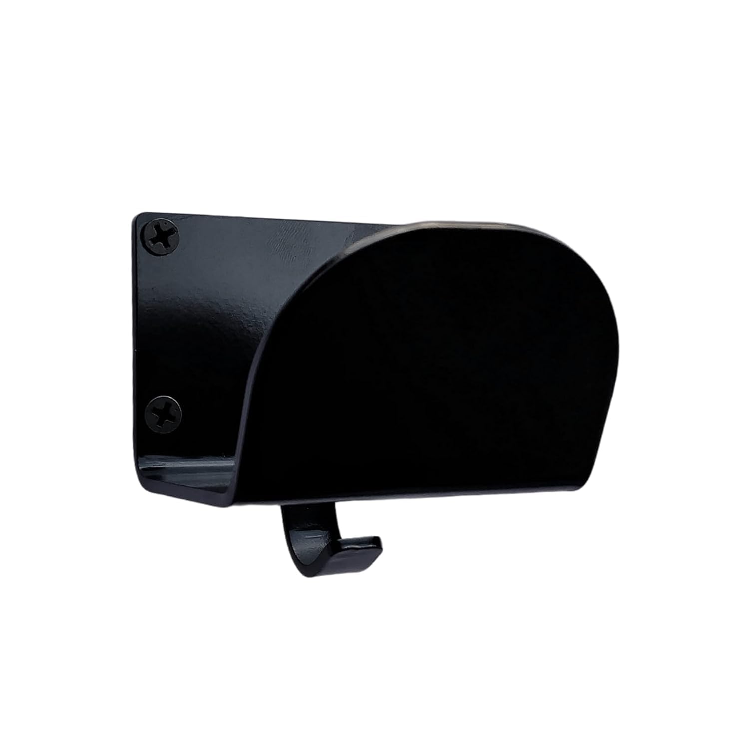 Metal Craft Customs Open and Full face Steel Helmet Hangar and Jacket Hanger Wall Mount Helmet Hook for Home, Office, Shop Black (Pack of 1)-image-41