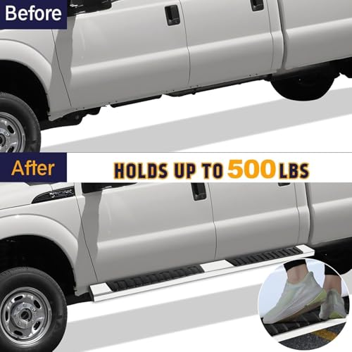 Estribos 6.1" para Ford F150 2015-25 y Super Duty 2017-24 miniatura 5