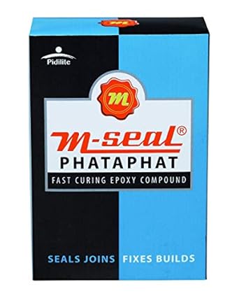 Pidilite M-Seal Phataphat Fast Curing Epoxy Compound Putty Sealant Adhesive For Leakage, Bonding, Gap Filling and Repairing (100 Grams)