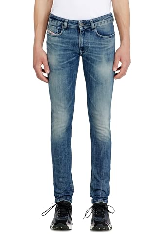 Image of Diesel 1979 Sleenker Skinny Jeans, Medium Blue, 36