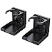 AUTOUTLET 2x Auto Getränkehalter, Dosenhalter Flaschenhalter Becherhalter für Boot KFZ, Unterarm verstellbar, also fürTasse Rollstuhl Wagen, Universal Folding Drink Holders