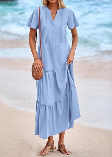 Image of KIRUNDO Summer Maxi Dresses for Women 2026