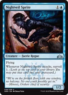 Magic The Gathering - Nightveil Sprite (048/259) - Guilds Of Ravnica