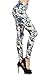 Leggings Depot REG/PLUS Women's Best Selling Buttery Soft Popular Prints BAT2 (One (Size 0-12), Cotton Flower)