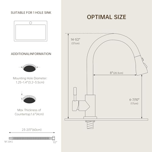 Mitigeur de cuisine avec douchette pour simplifier la vaisselle