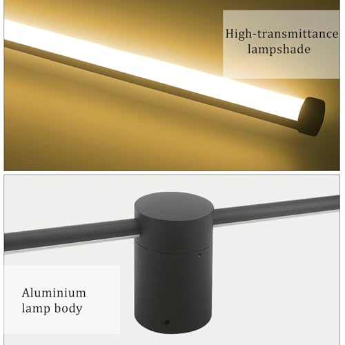 Iluminación interior de aluminio minimalista con giro 350° 2